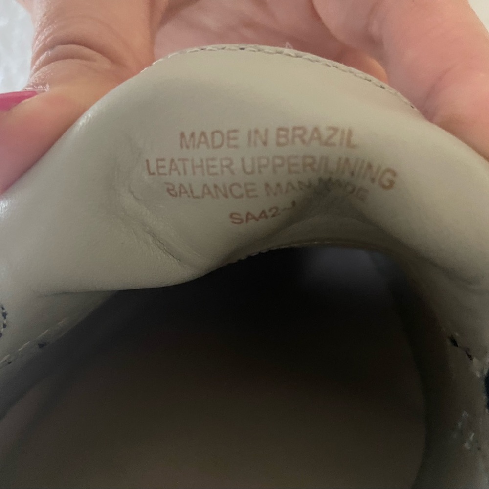 Bernardo Shoes Loafer Navy White Leather Sz 9.5 - Picture 7 of 7